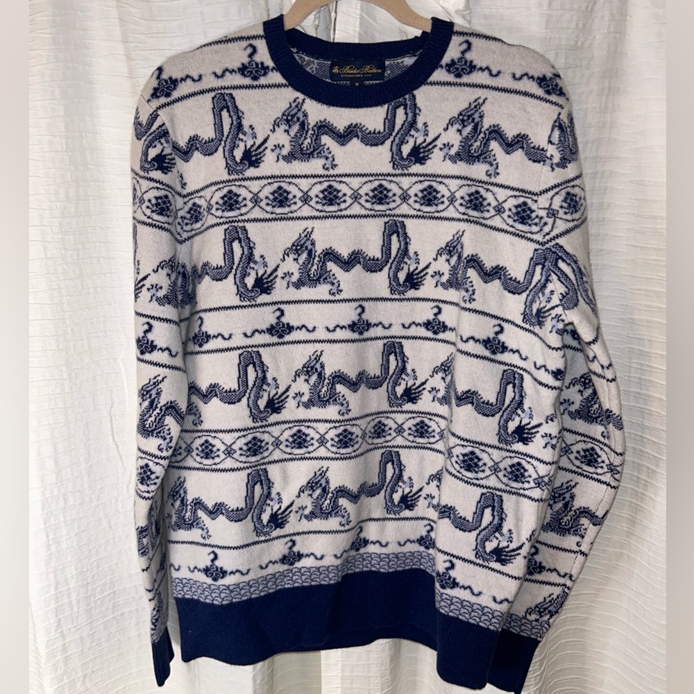 Brooks Brothers Men’s Merino Wool Sweater M